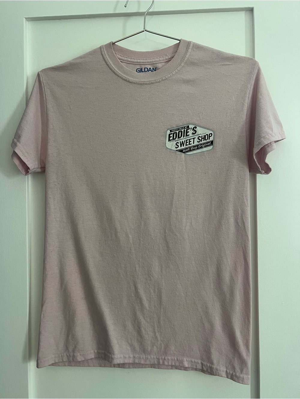 Pink 'Eddie's Sweet Shop' Logo T-Shirt